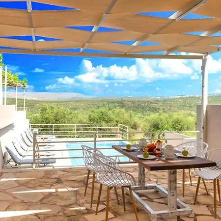 Cretan Breeze Beheizter Privater Swimmingpool * Dhramia